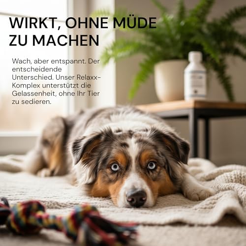 Canisphere Relaxx-Komplex Hund & Katze - Ergänzungsfutter bei Stress, Angst & Nervosität - Entspannung für Hunde & Katzen