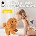 Nicoo - My Realistic Robot Puppy, 2025 New Nicoo Robot Puppy, Nico My Realistic Robot Puppy, Electronic Interactive Stuffed Puppy Dog - Walking, Barking, Tail Wagging, Nico Robot Dog for Kids(White)