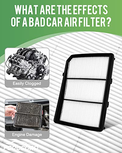 Image of 2-Pack Engine Air Filters for Nissan Titan 2017-2024 | Replace #PA99212 16546-EZ31A, Engine Filter Replacement Car Accessories