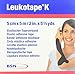 LEUKOTAPE K 2 Inch X 5.4 Yard, Black (Pack of 5)