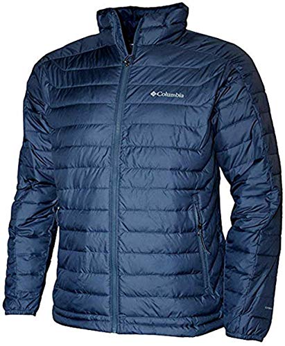 Columbia Men's Big and Tall White Out II Omni Heat Insulated Jacket (Collegiate Navy, L-Tall)