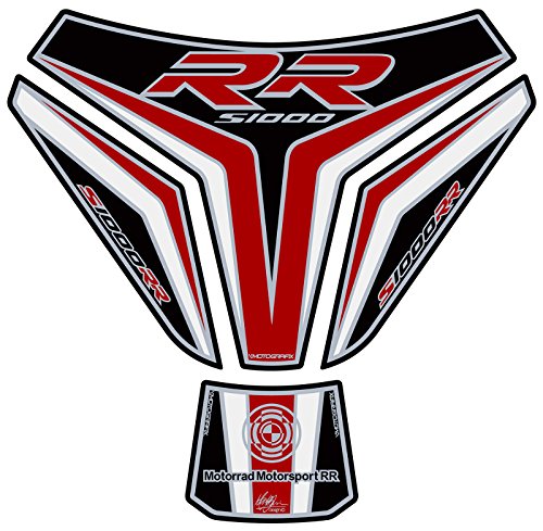 MOTOGRAFIX タンクパッド BMW S1000RR 15- ブラック/ホワイト/レッド MT-TB023KRW