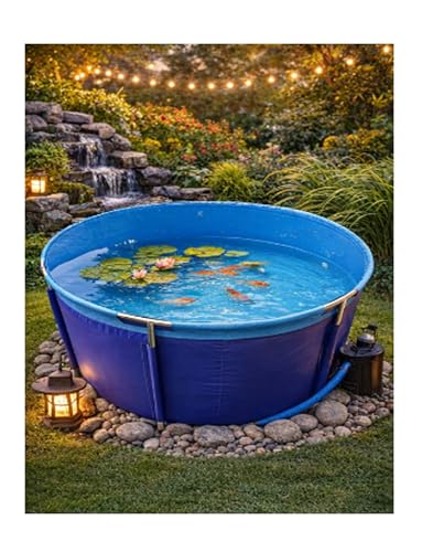 Los estanques elevados para peces y camarones en cultivos de hidroponía 2