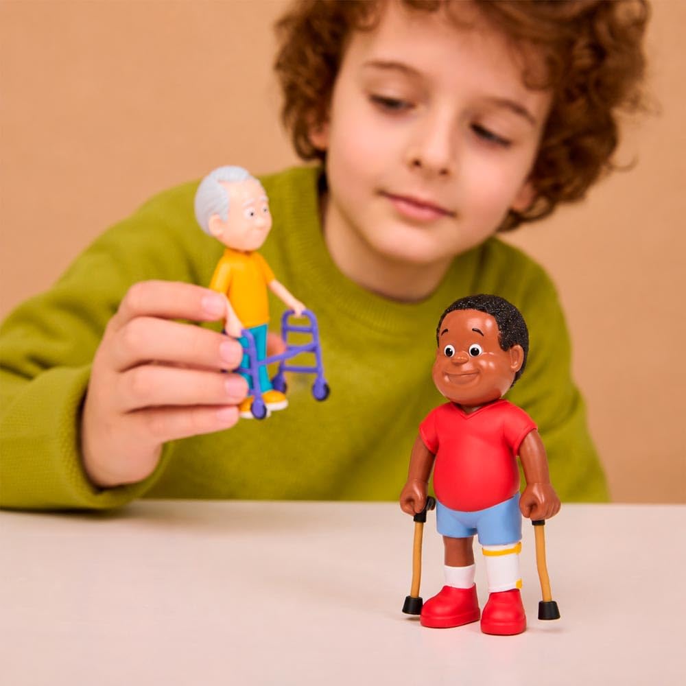 Miniland Ensemble de Personnages sur la diversité Fonctionnelle – 6 poupées incluses pour Jeu Symbolique, Jeu éducatif sur Inclusion, éducation émotionnelle et valeurs, 2 Ans et Plus