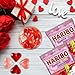 Sweet and Sour Gummy Hearts Bundle. Includes Three-4 Oz Bags of Haribo Sweet and Sour Gummy Hearts Valentines Candy Plus a BELLATAVO Fridge Magnet! Pink & Red Heart Gummy Candy in Share Size Bags!