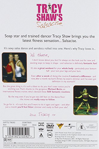 Salsacise Tracy Shaw DVD de importación británica música salsa y rutinas de baile 3