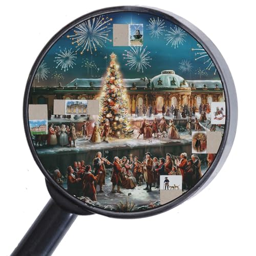 Adventskalender Schloss Sanssouci: Papier Adventskalender