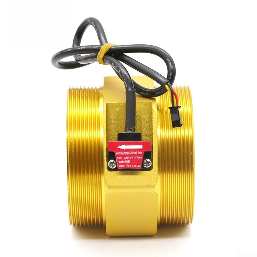 DN80 Sensor de flujo de agua de 3 pulgadas con mecanismo de turbina para recopilación precisa de datos de flujo para instalaciones de tratamiento de agua de riego