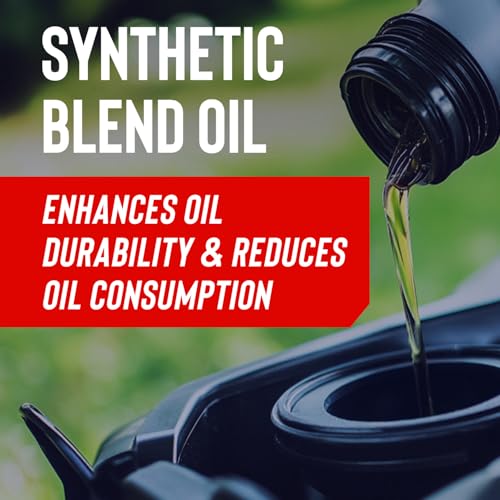 Image of STP Premium Synthetic Blend 4 Cycle Small Engine Oil, SAE 10w30 Motor Oil for Lawnmowers, Generators, Tractors, Snow Blowers, and More, 32 fl oz