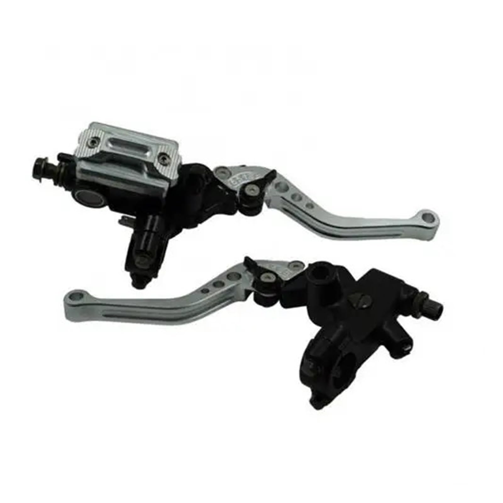 MWBDJFOD 2Pcs 22mm CNC Hydraulic Disc Brake Upper Pump Motorcycle Clutch Handbrake Levers Motorcycle Handle Clutch Lever Set Brake Handlebar Clutchs Brakes Levers