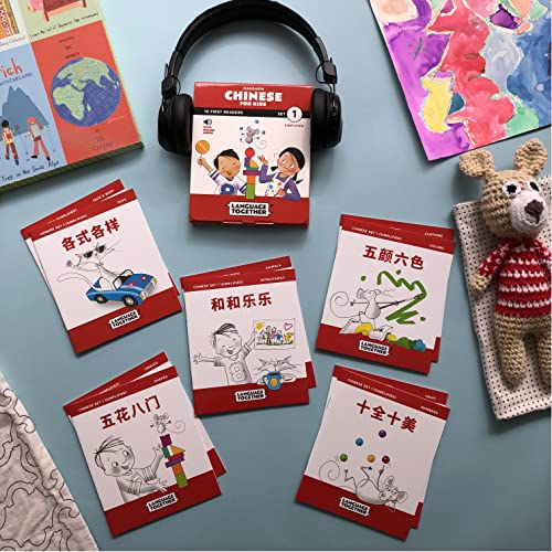 Mandarin For Kids Set 1: First 10 Chinese Reader Books With Online Audio And Pinyin: Beginner Learning Library For Ages 3-8 By Language Together #TOP7