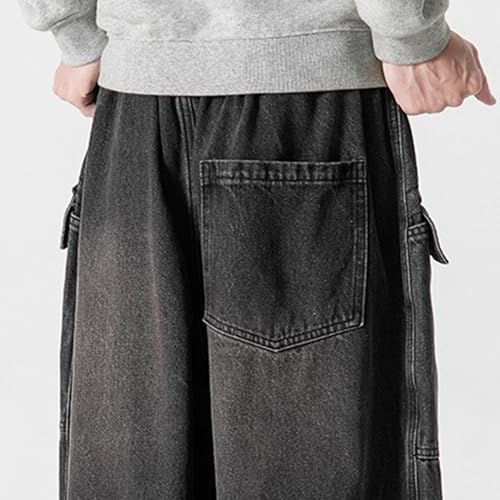 Wide Leg Jeans Men Baggy Jeans for Men Mens Straight Leg Jean Men's Jean Joggers Streetwear Biker2