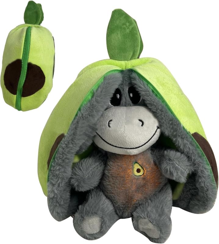YJWZ Koala Para Aliviar La Ansiedad,Nutria Bebe Dormir Que Respira,Peluche Ansiedad Dormir,Bebé Durmiendo Koala Juguete Con Música Luces Y Movimientos De Respiración Ayuda Para Dormir