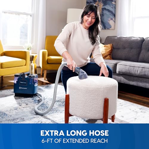 Vacmaster SCB0501 Aspirateur Nettoyeur de Tapis pour canapé, Tapis, Rembourrage, Voiture | Aspirateur Eau-Sec Forte Aspiration Lavage Eau décontamination | 500W, Bleu