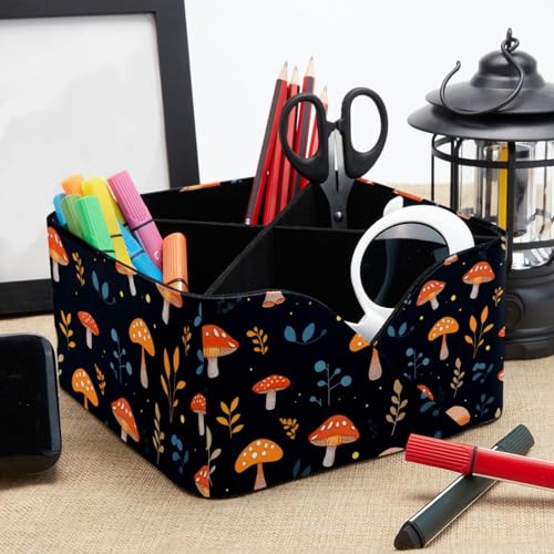 Boîte de rangement rectangulaire à compartiments pour cosmétiques et art - 8