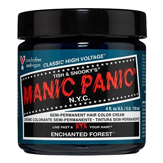 Manic Panic - Enchanted Forest Classic Creme Vegan Cruelty Green Free Semi Permanent Hair Dye 118ml
