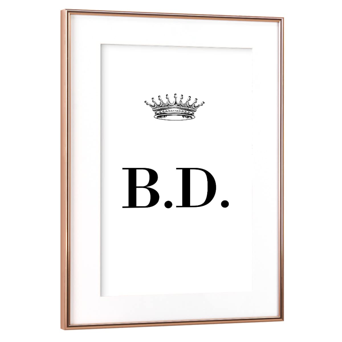 artboxONE Poster mit Rahmen Kupfer 60x40 cm Queen BD von AB1 Edition - gerahmtes Poster
