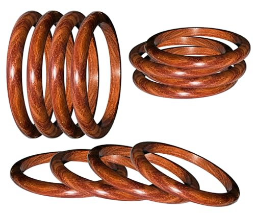 Image of Handmade Natural Wooden Bangles, Stylish Designs,Artisan Premium Quality for Women | Natural Wood Bangles Christmas Gift Jewelry for Her | Eco-Friendly Artisan Crafted Gift