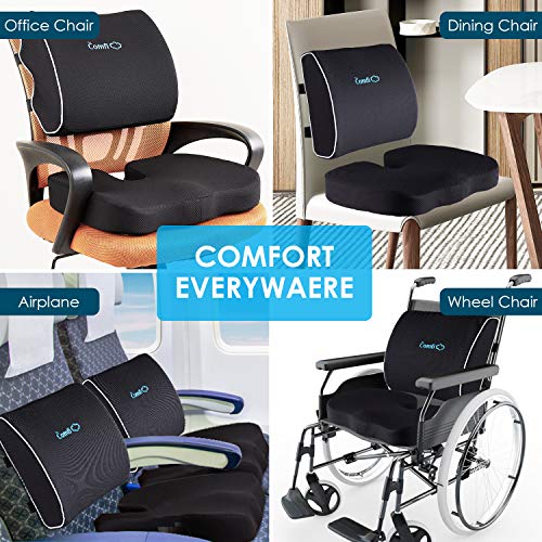 Kmall SEAT CUSHION AND LUMBAR BACK CUSHION Coccyx Seat Cushion And Lumbar Support Pillow thumb #5