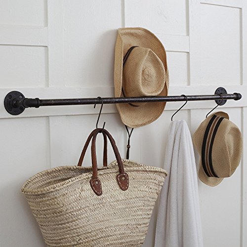 Image of YourGift 10 Pack 4 Inch Heavy Duty S Hooks S Shaped Hooks Hanging Hangers Hooks for Kitchen, Bathroom, Bedroom and Office: Pan, Pot, Coat, Bag, Plants (10 Pack /Black /Large)