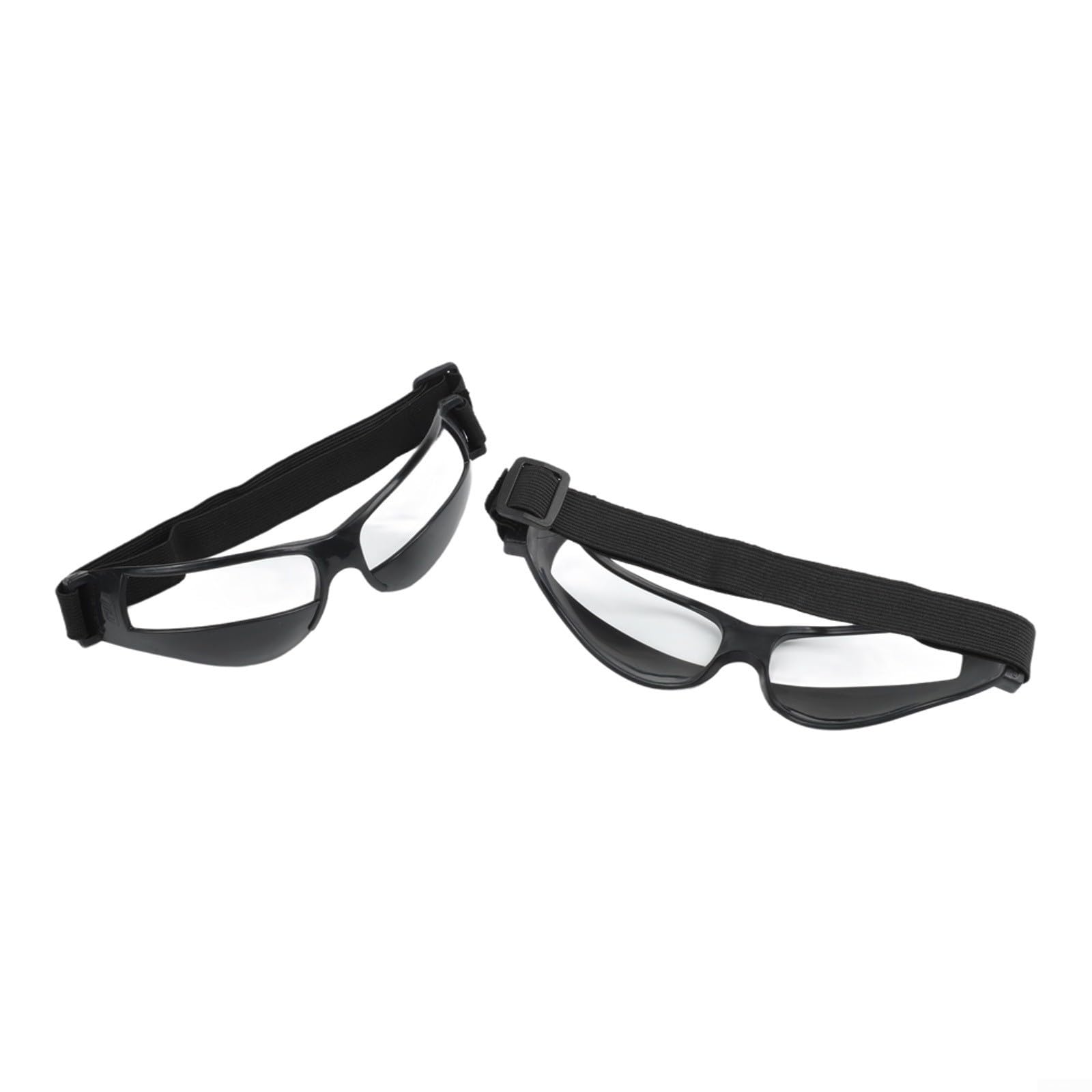 Lot de 8 paires de lunettes de dribble basket-ball entraînement, vision tête haute bande réglable cadre plastique