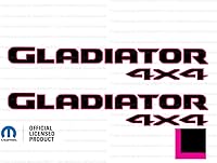 Vista 7 de Decal Mods Gladiator - Calcomanías gráficas para cabecera de 4 x 4 para Jeep Wrangler/Gladiator JL/JT (2019-2024) 392 bronce con contorno negro