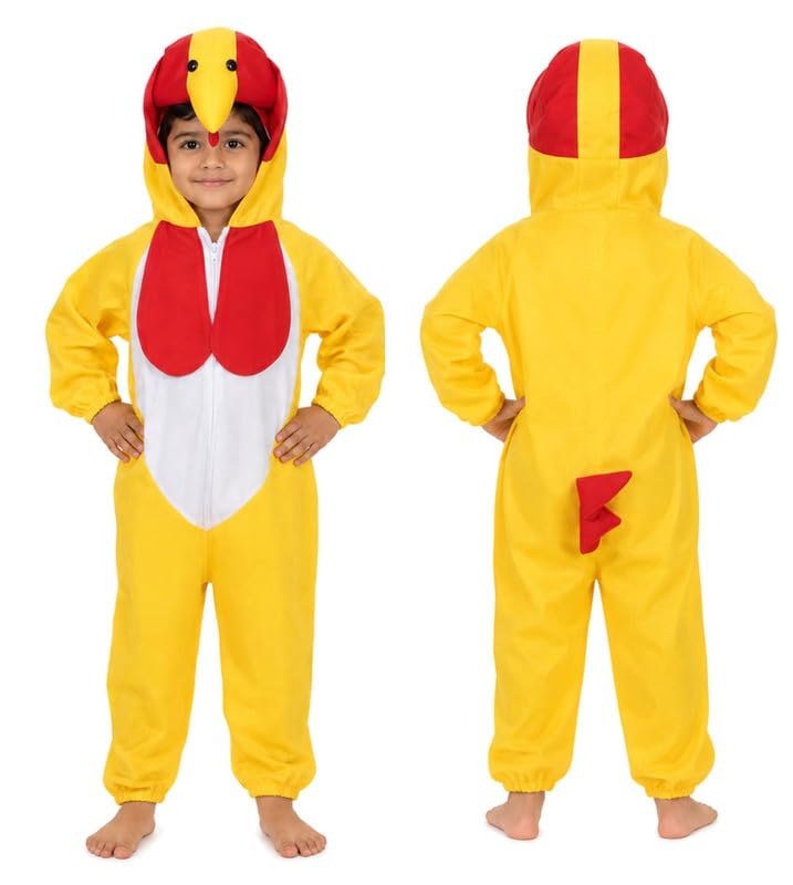 Image of Animal Costume for Kids | Plush Fancy Dress Costume for Boys & Girls |School Fancy Dress, Annual Day, Jungle Theme, Role Play, Halloween & Birthday Party
