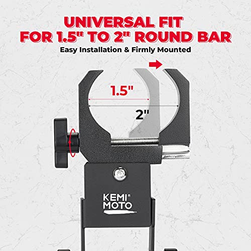 Image of KEMIMOTO UTV Belt Holder Mount, 2-Pack Adjustable Roll Cage Clip