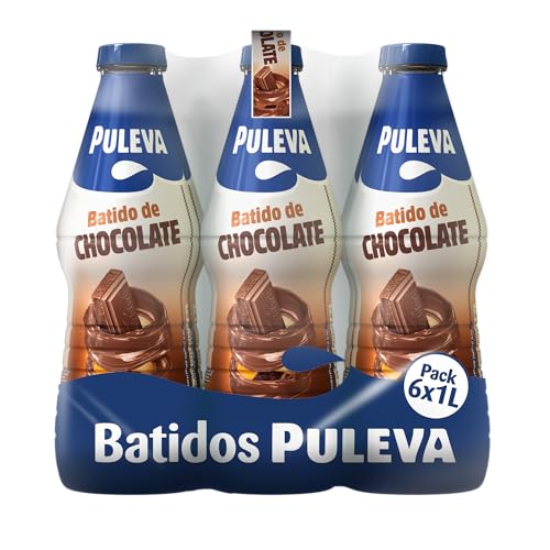 Batido Puleva de Cacao botella 1L – Pack 6 unidades