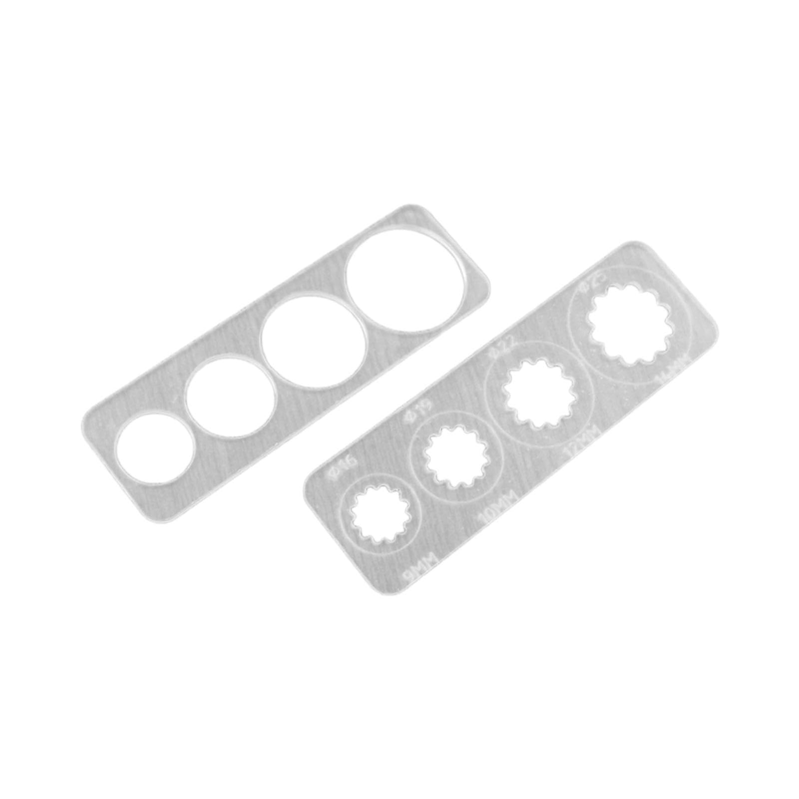 KIXZSAZ Strong Punch Hole Install Rivet Button Base Acrylic for Buckle Tool Must Have for DIY Leather Craft Snap Button Enthusiasts Acrylic Bag for Buckle
