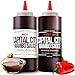 Capital City Mambo Sauce - Variety 2-pack of Sweet Hot and Mild Mambo Sauce - Washington DC Wing Sauces (Two 12 oz bottles); Perfect for wings, chicken, pork, beef, and seafood