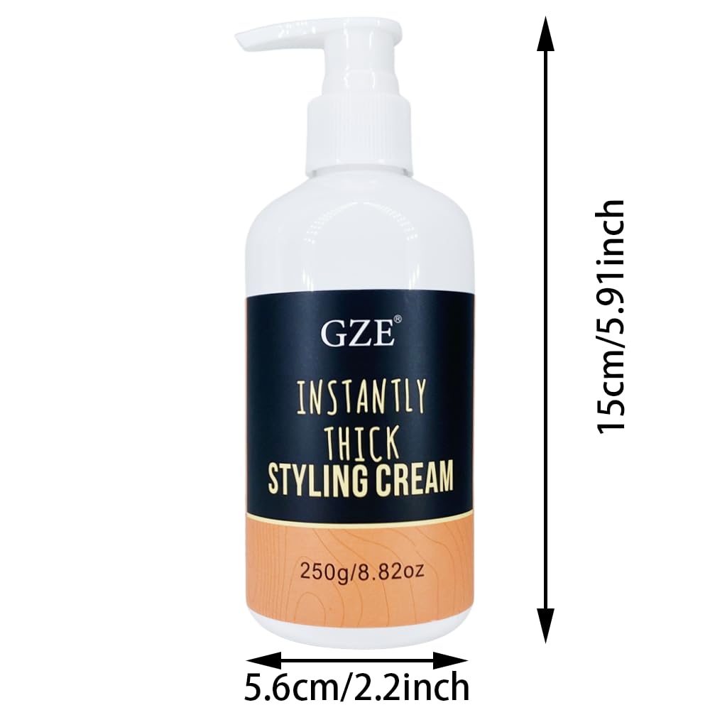 Amazon.com: GZE Instantly Thick Styling Cream – Volumizing Hair