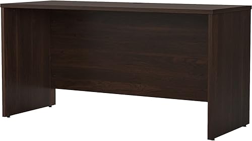 Bush Business Furniture Studio C - Escritorio de oficina en casa, 60 pulgadas de ancho x 24 pulgadas de profundidad, color nogal negro
