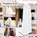 Bridal Garment Bag 71 x 31.5 Inch Wedding Gown Dress Bag with 8.7 Inch Gusset Extra Large Clothes Cover for Long Dress with Clear Pockets Travel Garment Bag for Storage