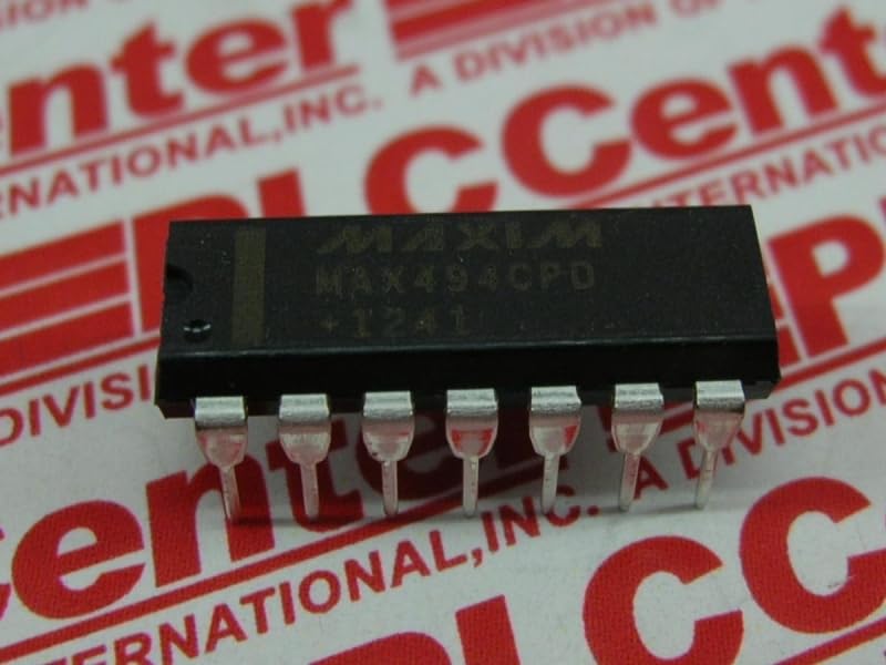 MAX494CPD+ 0.2 V/S, 4 Amplifier, 500 KHZ, DIP-14, Operational Amplifier, Rail to Rail I/O