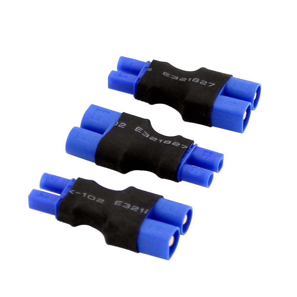 3pcs Male EC3 to Female EC2 Connector Adapter for Lipo Battery (BDHI-80)