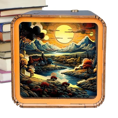 Nightlight Puzzle de Madera, Nightlight Puzzles de Madera Inalámbrica | Puzzles de Madera Inalámbrica Luz nocturna LED, Puzzles de Madera LED Luz nocturna inalámbrica, Juguete de Puzzle Noche para