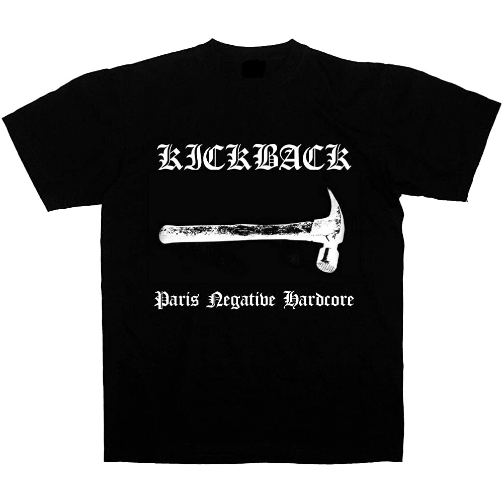 Kickback Shirt Paris Negative Hardcore Hammer Violence Nietzsche Hatred Not Your XL