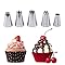 Set 8 Ugelli In Acciaio Inox Per Decorazione Torte - Bocchette Per Panna, Pasta Di Zucchero E Biscotti - Foto 8