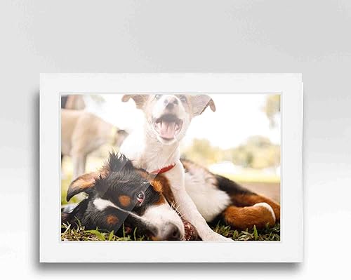 Miniatura 4 de Marco de fotos blanco de madera real de 24 x 19 pulgadas de ancho de 1.75 pulgadas  Profundidad del marco interior de 0.5 pulgadas  Marco de fotos