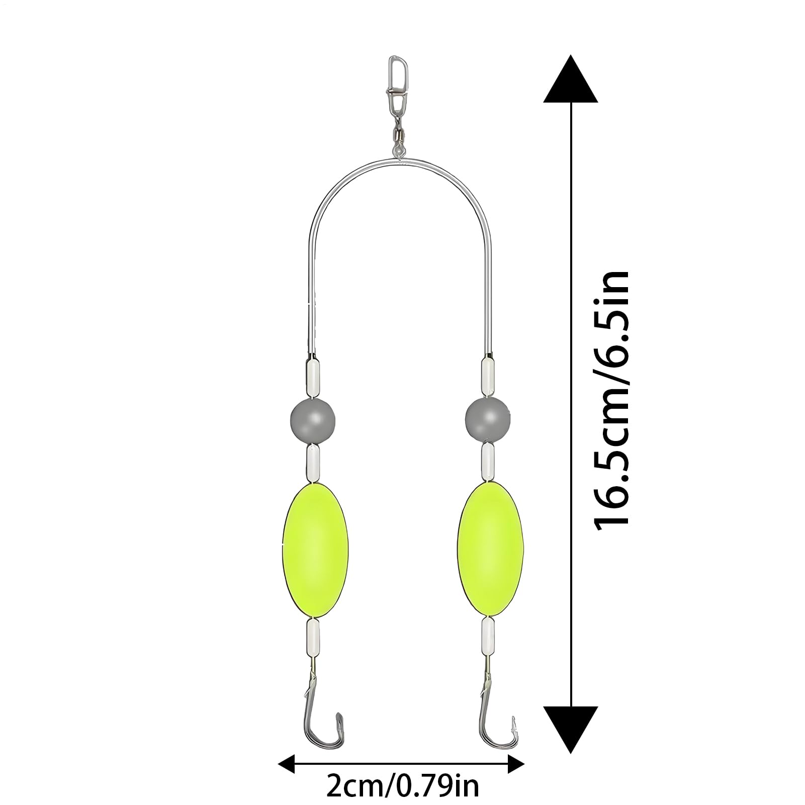 Montage Pompano Pour Pêche En Surf – 16,5x2 Cm, Silicone/métal, Double Hameçon, Eau Salée – Lancer, Jigging, Trolling