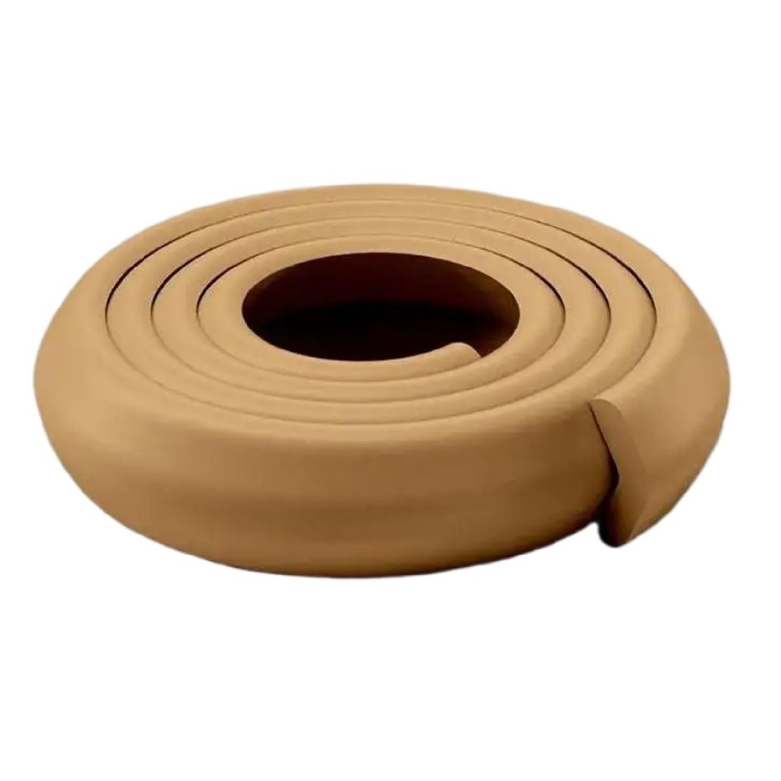 2m Listwy Zabezpieczające Narożne Narożniki Stołu Ochrona Dziecka Miękka Osłona Zapobiegająca Zderzeniom(Wood color)