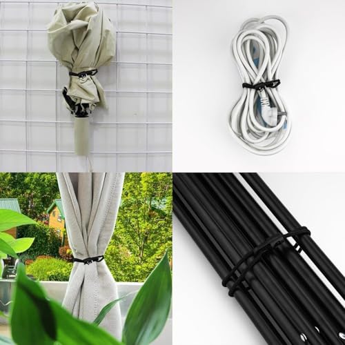 Lot de 15 tendeurs élastiques de 25 cm avec crochets pour tentes, bâches, camping et équipement de plein air