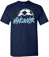 Vista 21 de Xtreme Apparrel Camiseta Team City Skyline para los aficionados al fútbol Atlanta - Camisa negra