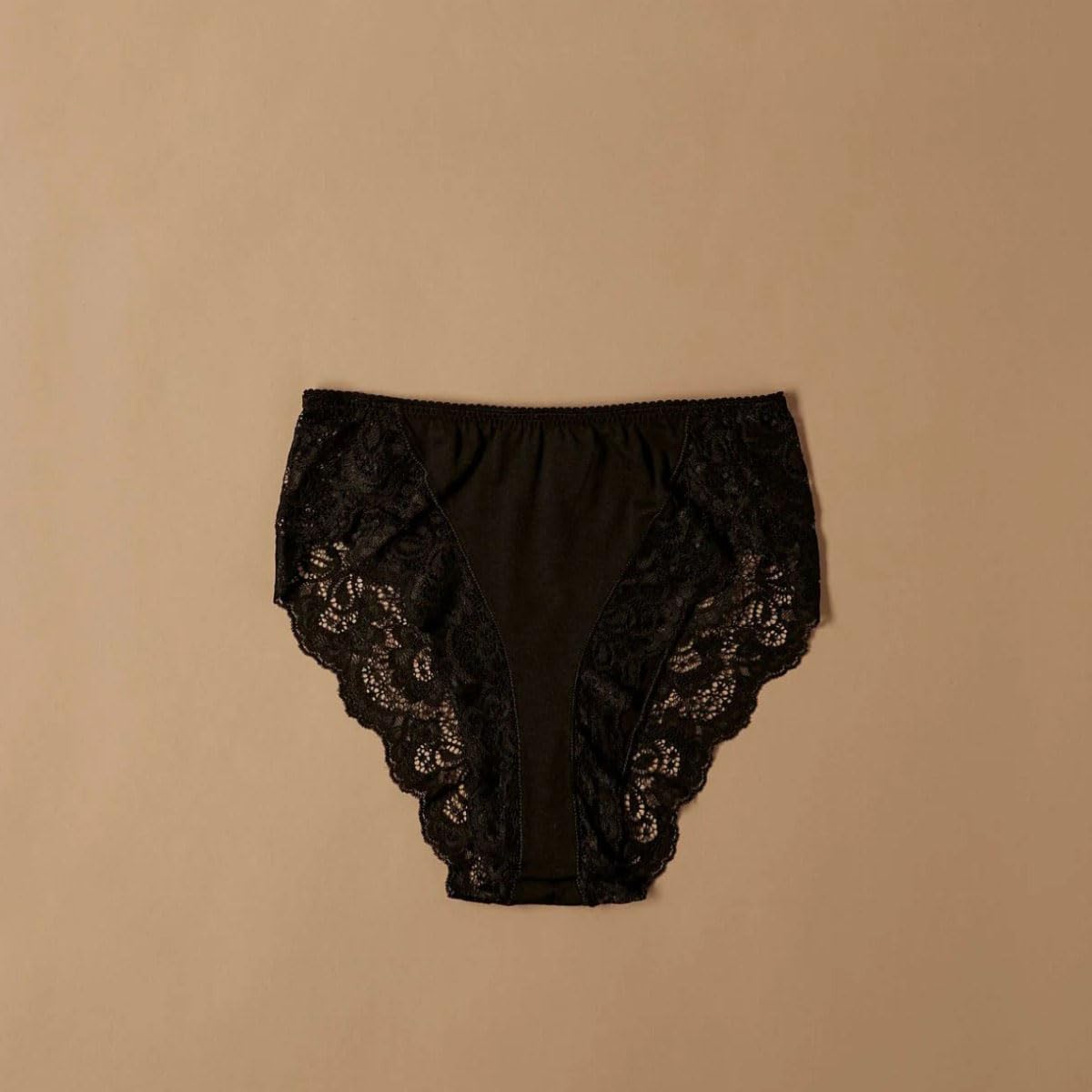 JADEA Damen-Slip aus Modal-Baumwolle, Angebot 6-12 Stück, Damen-Slip Midi, Damen-Slips mit Spitze Art. 530
