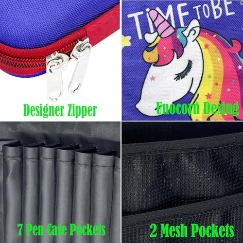 Image of DEOXY Unicorn EVA Pencil Case for Kids -New Pencil Pouch for Kids (CK24-3UN)
