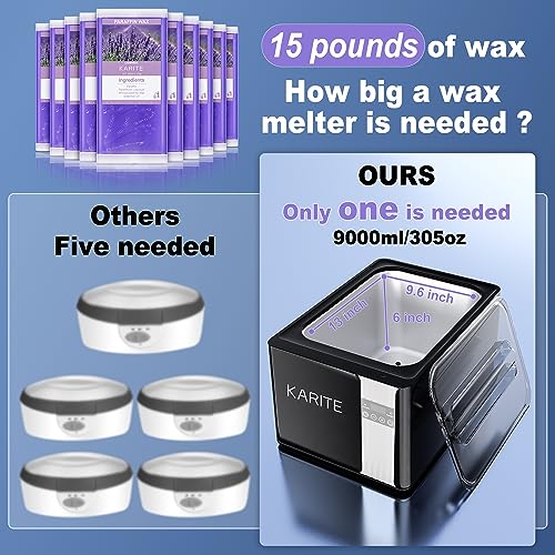 Karite 9000A Paraffin Wax Machine For Hands And Feet, 9000Ml Paraffin Wax Bath thumb #2