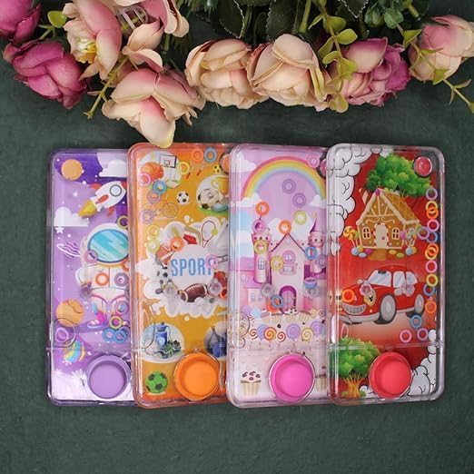 Image of Prime Cute Cartoon Theme Handheld Water Ring Game Water Bubble Ring Toss Toys Ideal Gift for Kids Boys and Girls (Water Game (2Pcs))