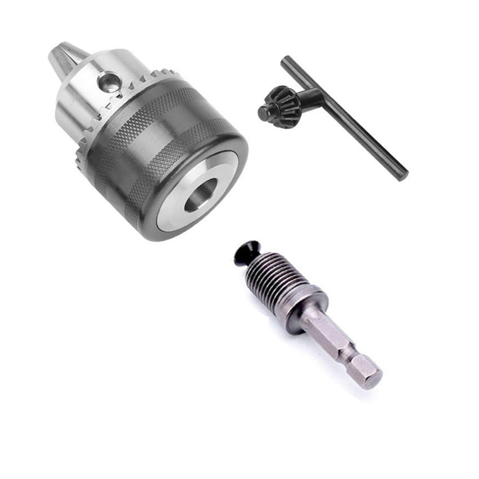 1.5-13mm konwerter 1/2 "-20UNF kluczowy uchwyt wiertarski gwint adapter do szybkiej wymiany SDS 1/4" sześciokątny klucz udarowy klucz Bit korbowód
