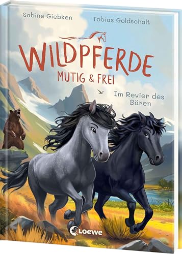 Wildpferde - mutig und frei (Band 6) - Im Revier des Bären: Durchstreife die Prärie mit Mustang Luna! - Eine abenteuerliche Pferdegeschichte zum Selberlesen ab 7 Jahren
